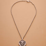 SIlver Medusa Necklace