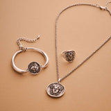 SIlver Medusa Necklace