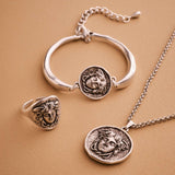 SIlver Medusa Necklace