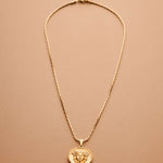 Gold Medusa Necklace