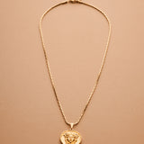 Gold Medusa Necklace