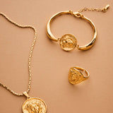 Gold Medusa Necklace
