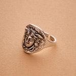 Silver Medusa Ring