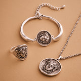 Silver Medusa Ring