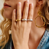 Gold Soft Curve Ring