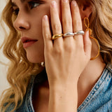 Gold Soft Curve Ring