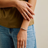 Silver soft dome ring in bold & narrow design