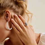Silver Medusa Ring