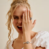 Silver Medusa Ring